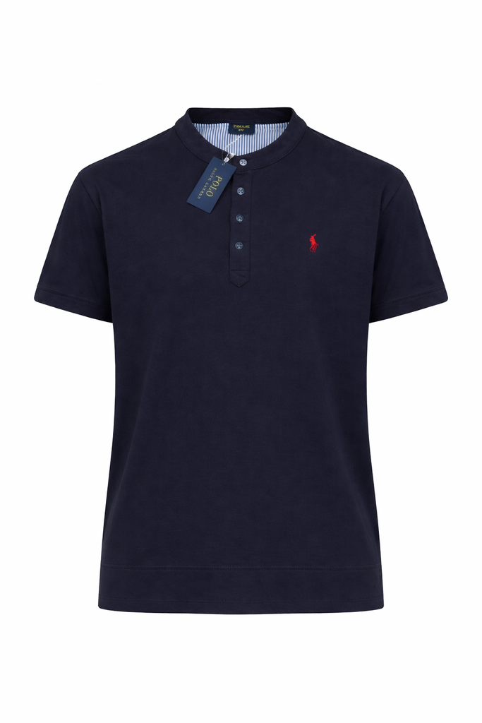 Polo RL Men Band Collar T shirt
