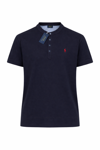 Polo RL Men Band Collar T shirt