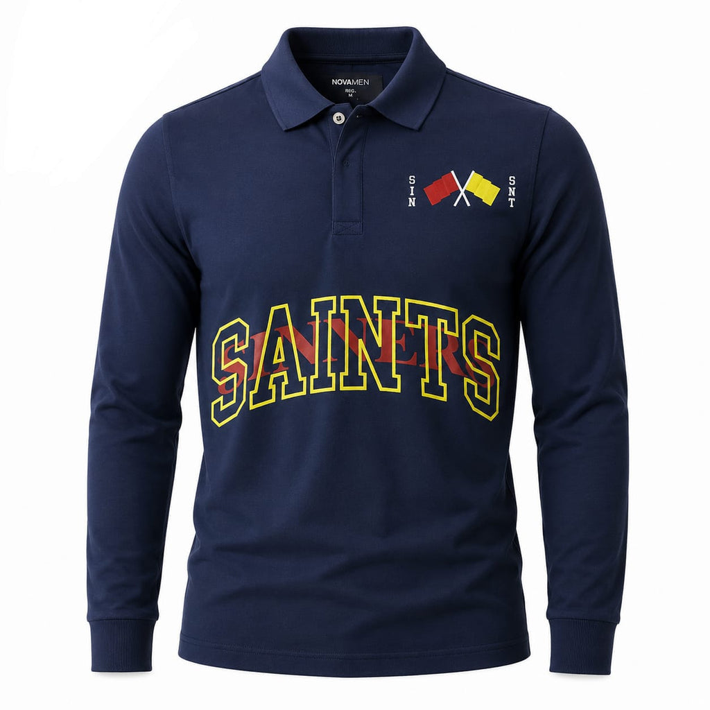 Nova Men Long Sleeve  Polo