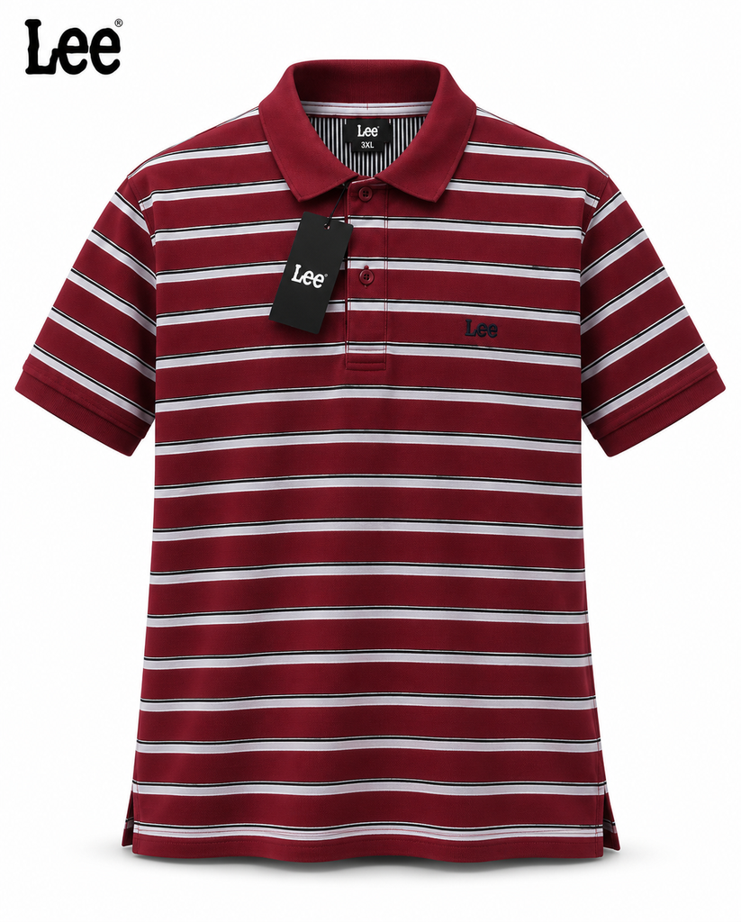 Lee Men Stripe Polo
