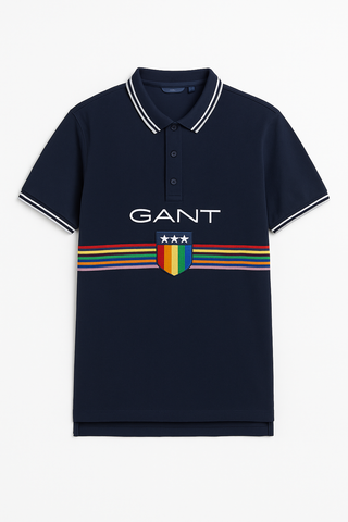Gant Men Navy Blue Polo