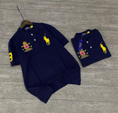 PRL Navy Blue Big Pony Men Polo
