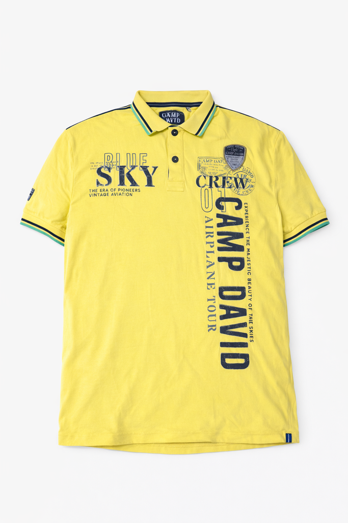 New York Air Store Yellow Polo