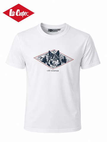 Le Cooper White Men T shirt