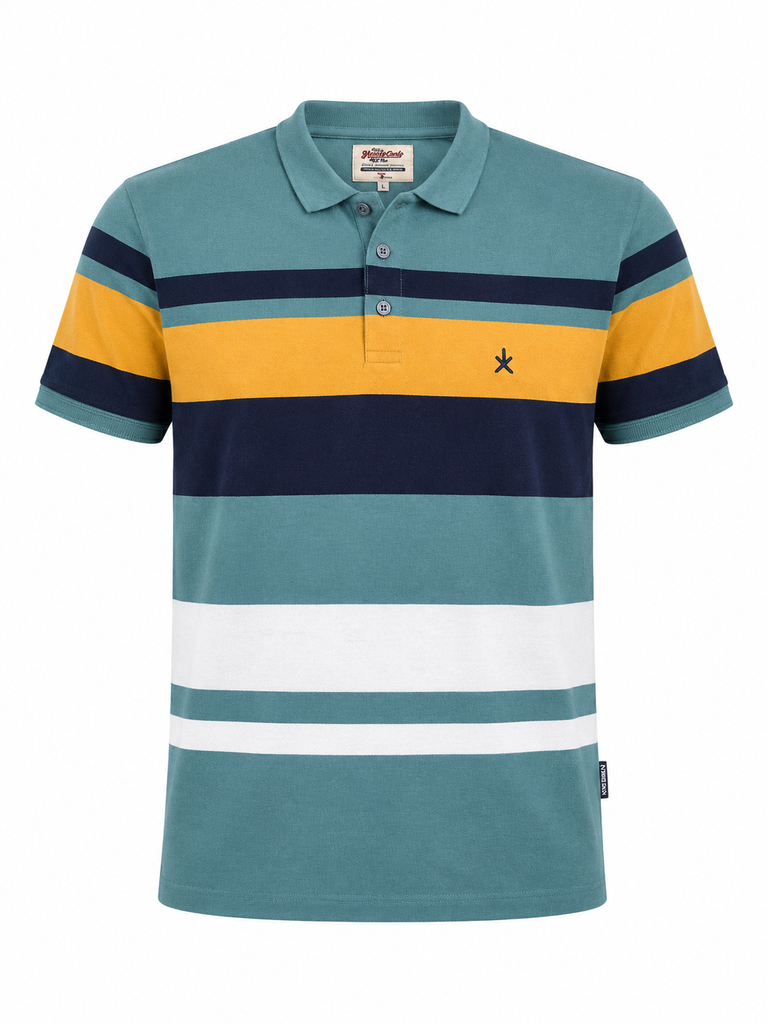 Roadster Men Stripe Polo