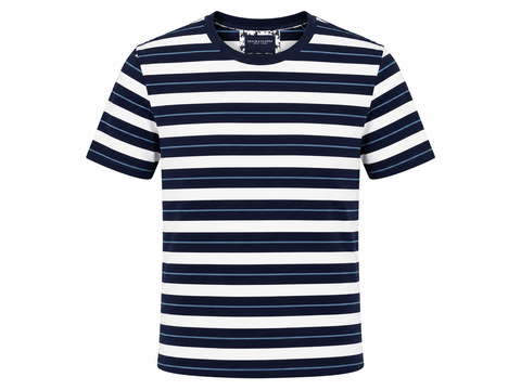 Denim & Flower Men Stripe T shirt