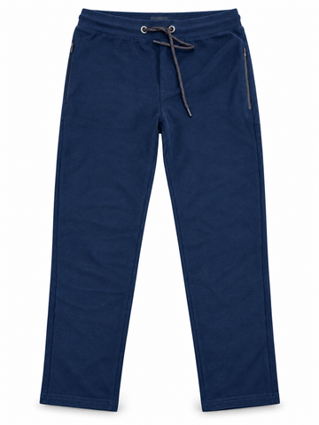 Men Navy Blue Free Leg Jogging Pant
