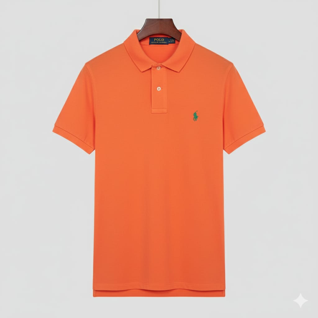 Polo Ralph Lauren Orange Small Pony Polo