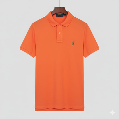 Polo Ralph Lauren Orange Small Pony Polo