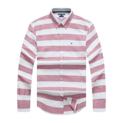 Tommy Hilfiger Oxford Men Horizontal Opaque Long Sleeve Shirt