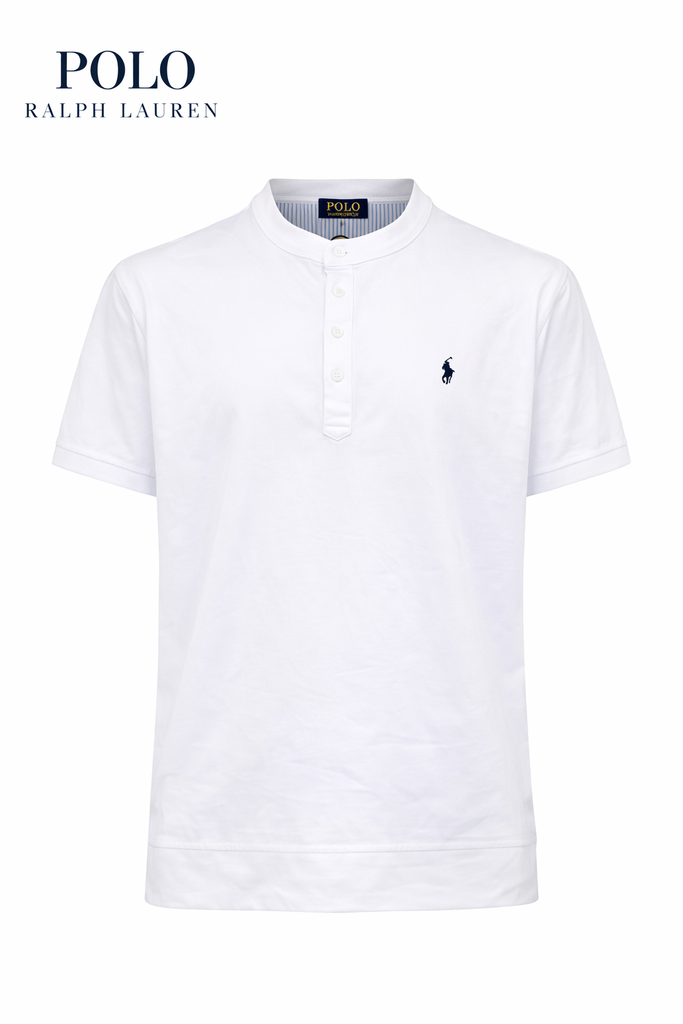 Polo RL Men Band Collar T shirt