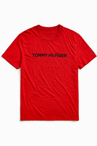 Tommy Hilfiger Red Round Neck T shirt
