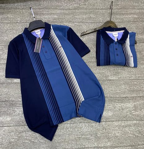 Tommy Hilfiger Men Stripe Polo - Casual
