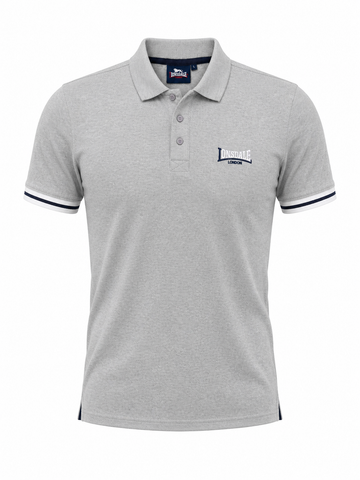 Lonsdale Men Grey Polo
