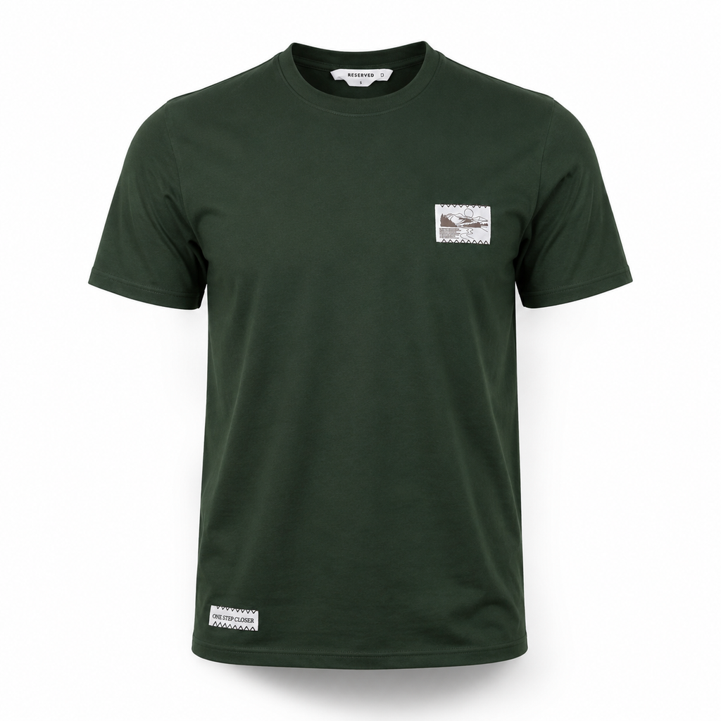 Reserved Men Green T shirt