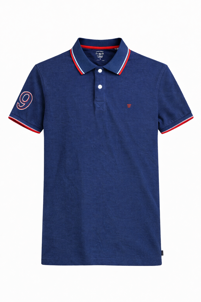 Established Blue Men Polo