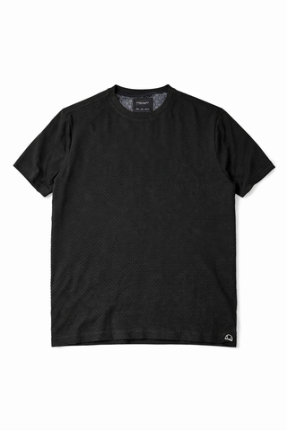 Denim & Flower Black T shirt