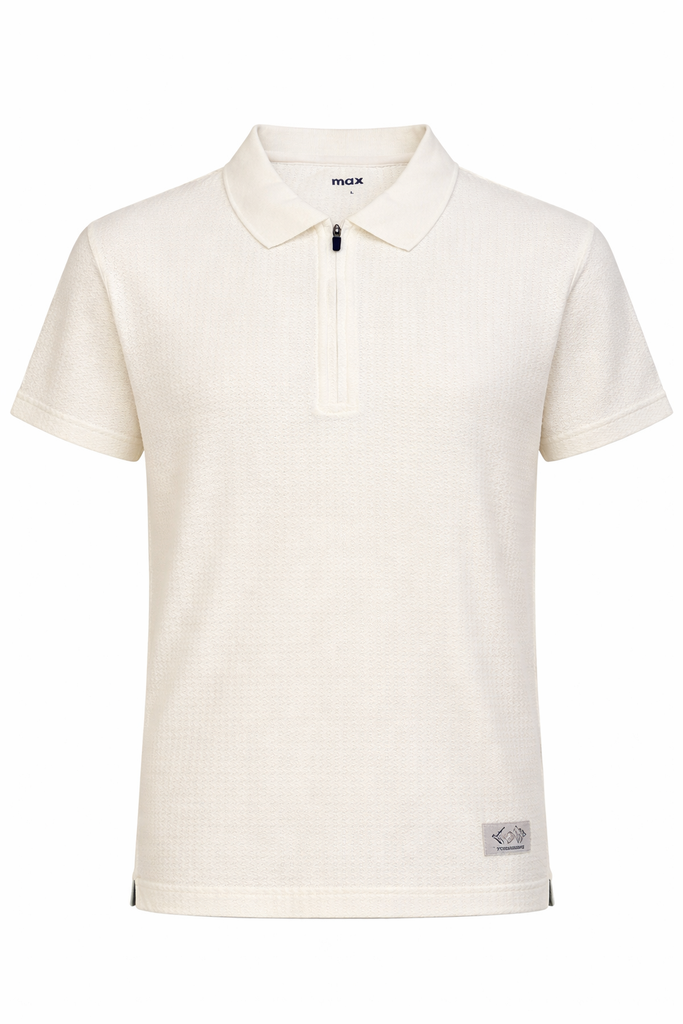 Max Men Off White Polo