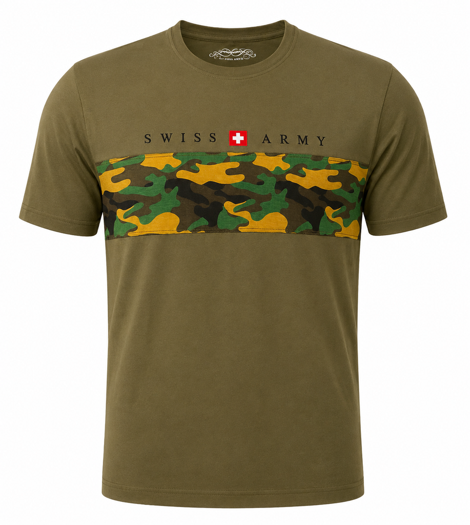 Swiss Men Stripe T shirt