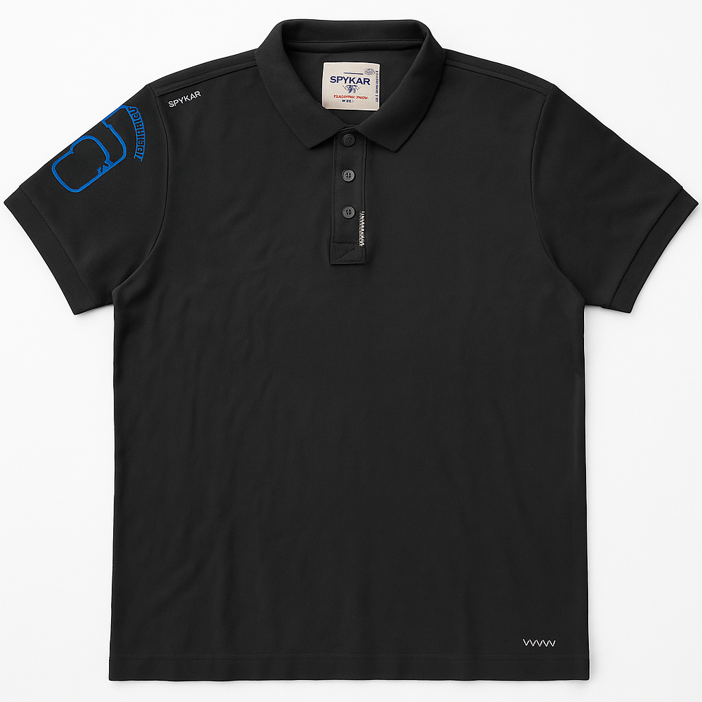 Spykar Premium Black Polo