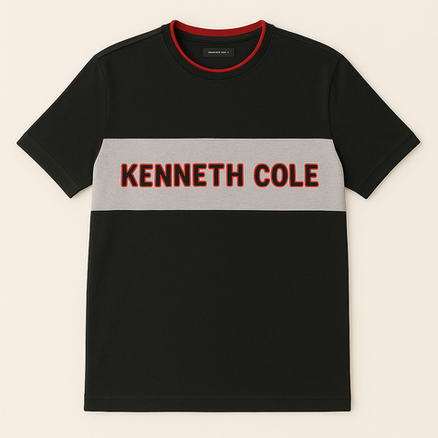 Kenneth Cole Men Black T shirt