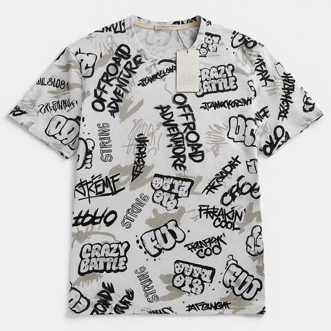 Zara Men Vintage White T shirt