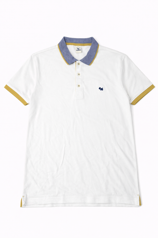 Feroni Men White Polo