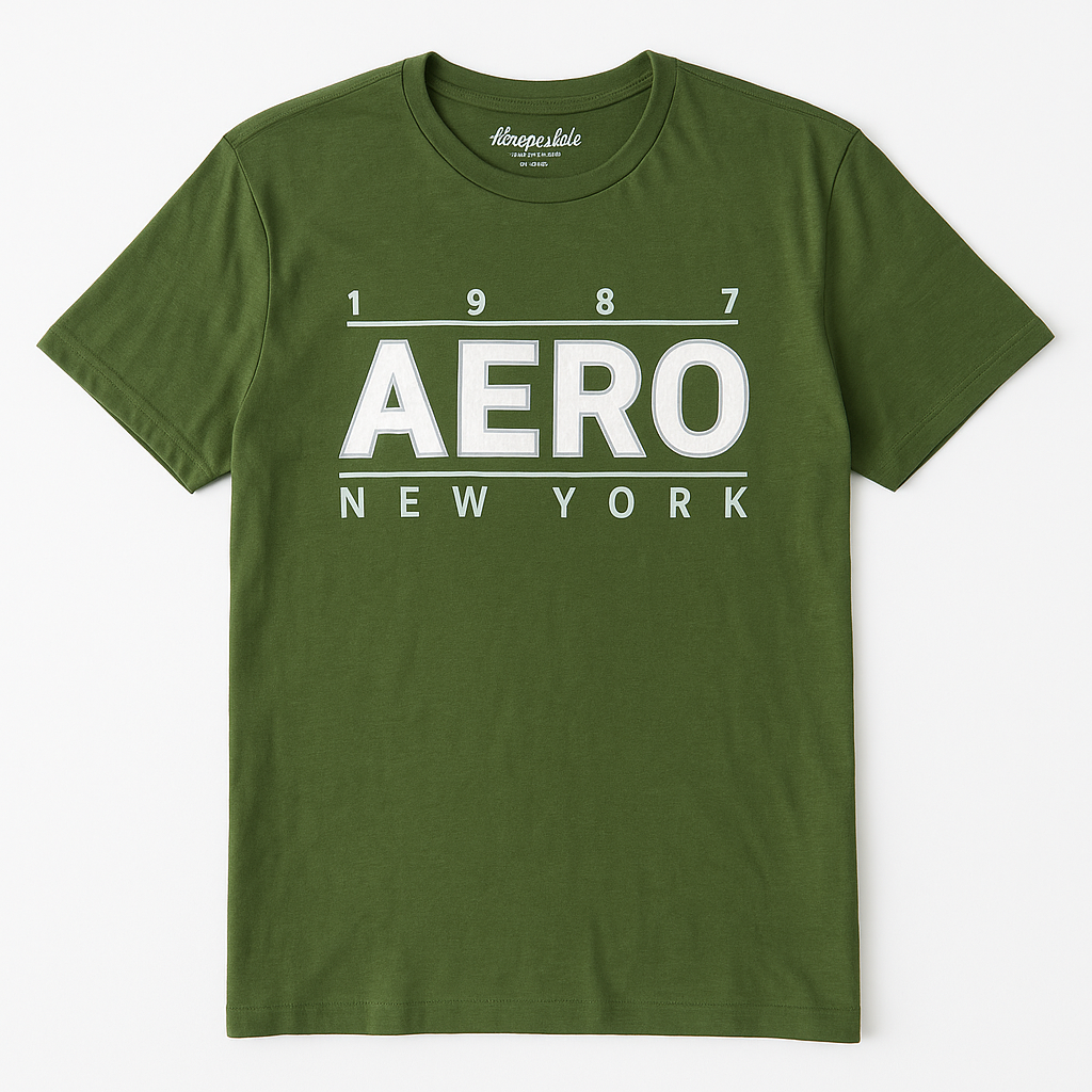 Aero New York Green T shirt