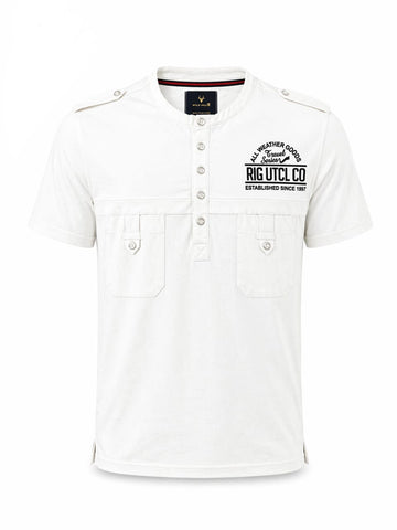 Wild Hills Men Off White T shirt