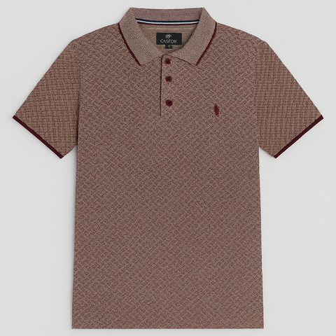 Carson Maroon Men Polo