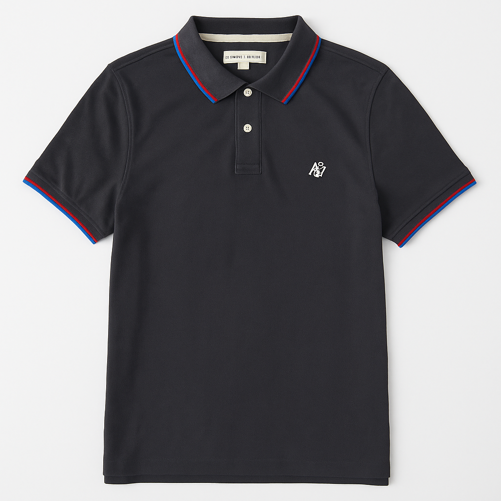 Aeropostale Black Men Polo