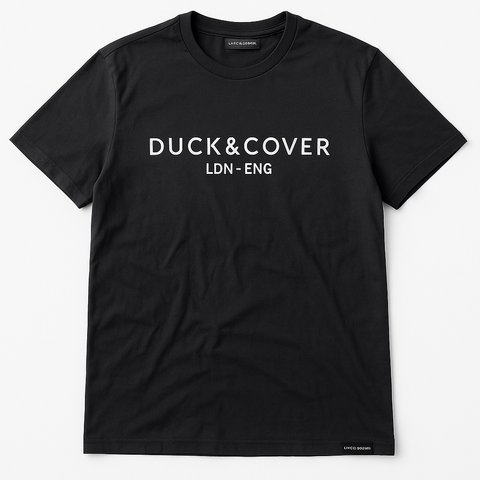 Duck & Cover Black Men T shirt