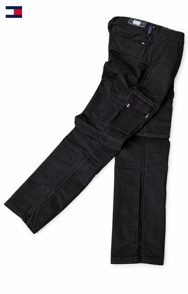 Tommy Men Straight Cut Cargo - Black