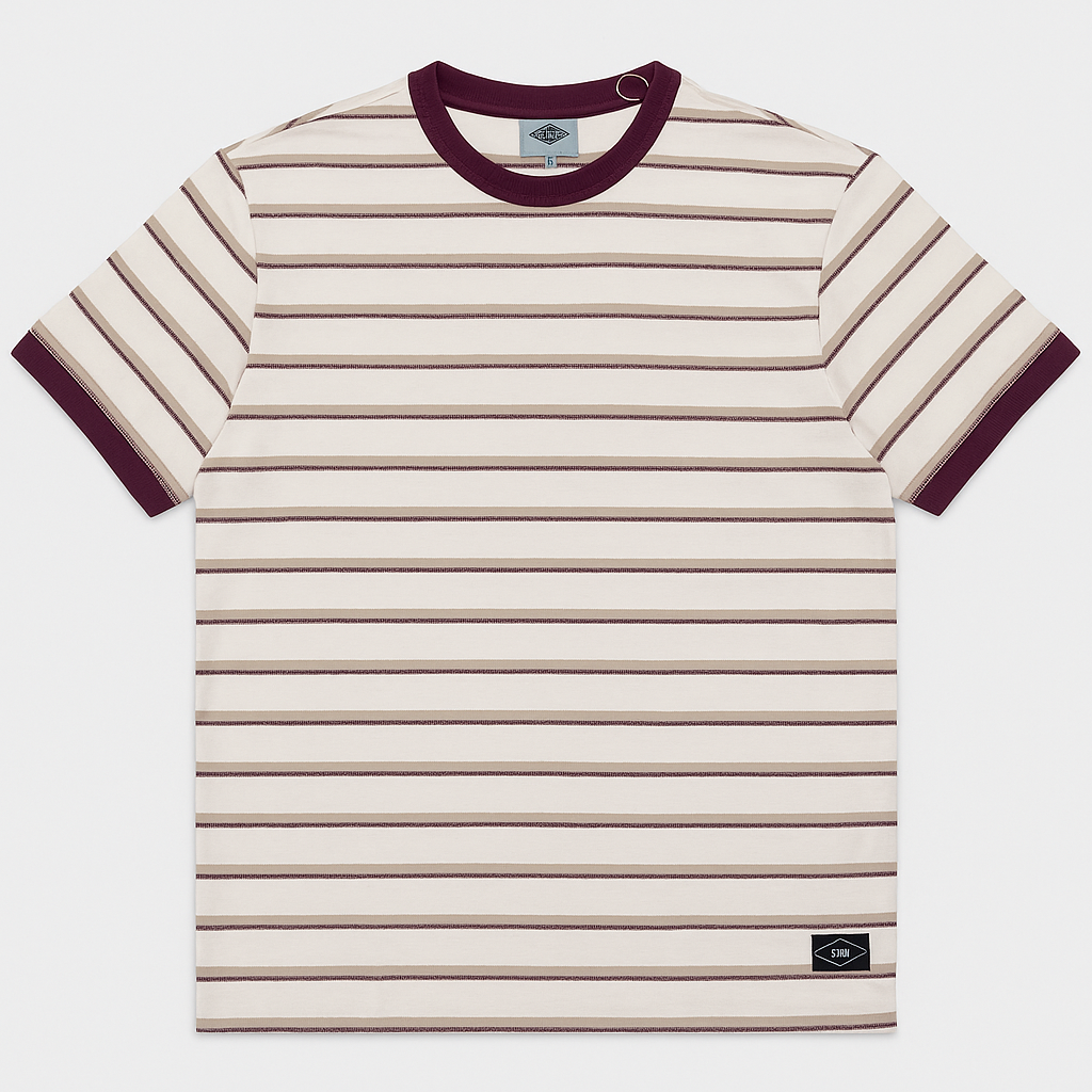 Lee Cooper Stripe Men T shirt