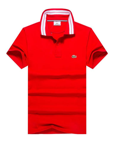 Lacoste  Male Plain Polo - Red
