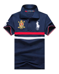 Polo Ralph Lauren Navy Big Pony Double Stripes