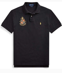 PRL 1924 Badge Small Pony Polo | Black
