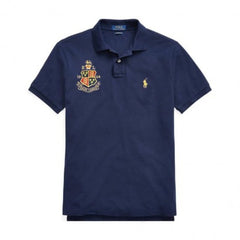 PRL 1924 Badge Small Pony Polo | Navy Blue