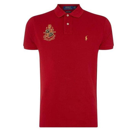 PRL 1924 Badge Small Pony Polo | Red