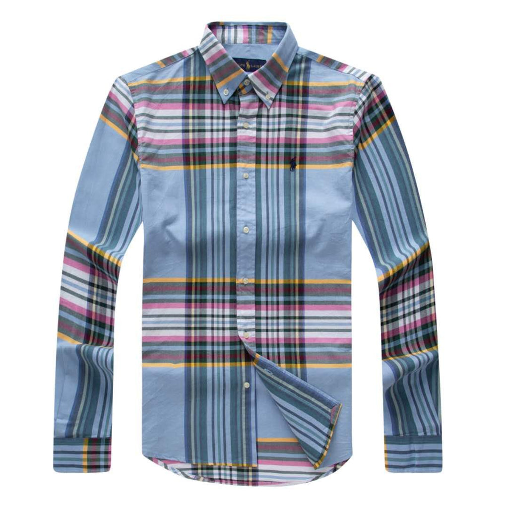 Ralph Lauren  Male Long Sleeve Checkered Shirt Plaid