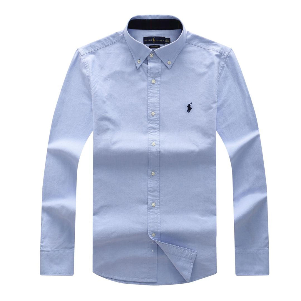 Ralph Lauren Male Long Sleeve Sky blue Oxford