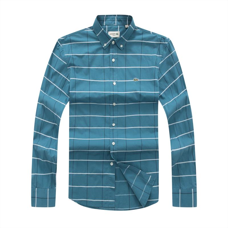 Lacoste Male Long Sleeve Checkered Shirt Plaid