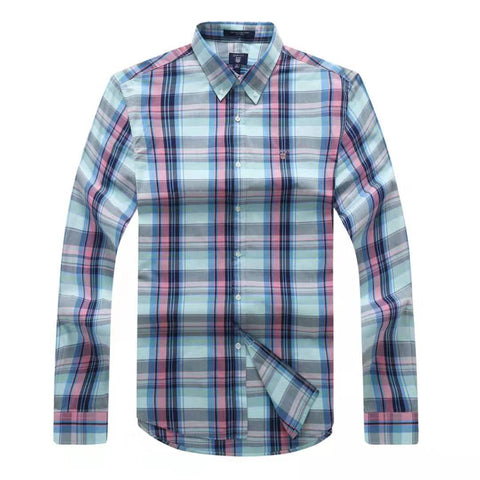 Gant Check Male Long Sleeve Shirt