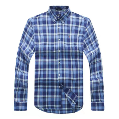Gant Check Male Long Sleeve Shirt
