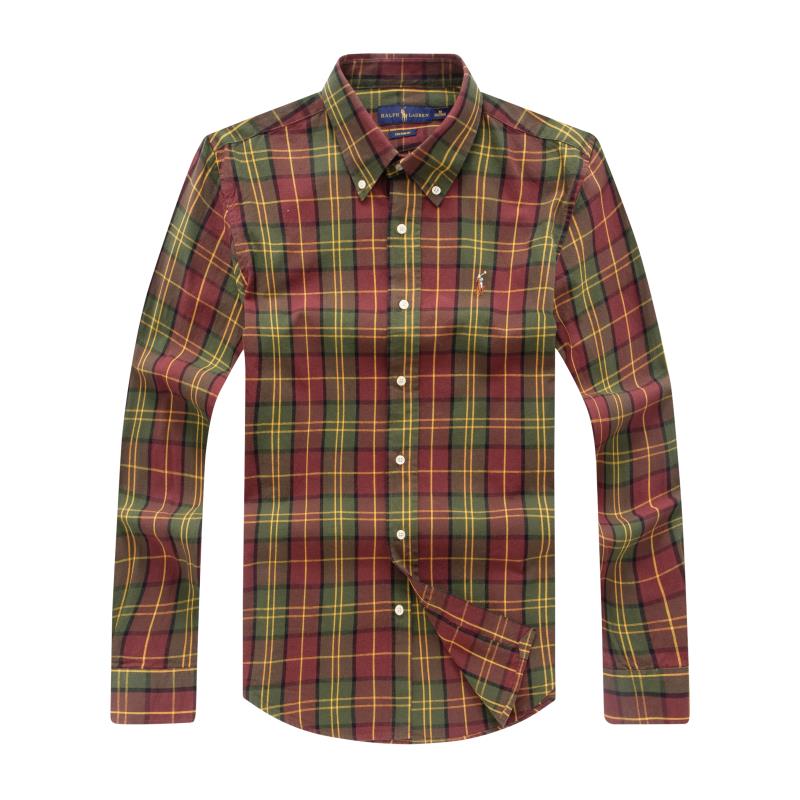 POLO RALPH LAUREN Custom  Fit Oxford Tartan Checked Shirt