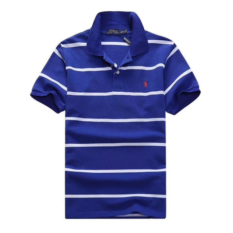 Polo Ralph Lauren Blue/White Stripe Men T shirt
