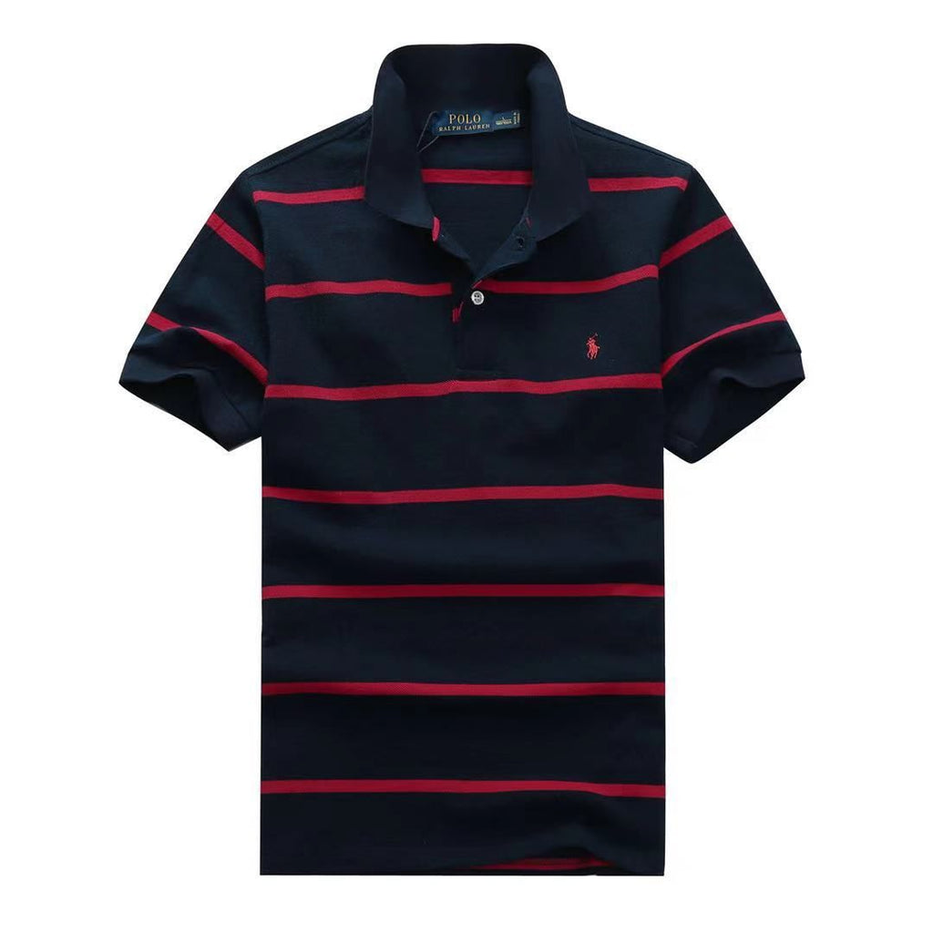 Polo Ralph Lauren Blue/Red Stripe Men T shirt