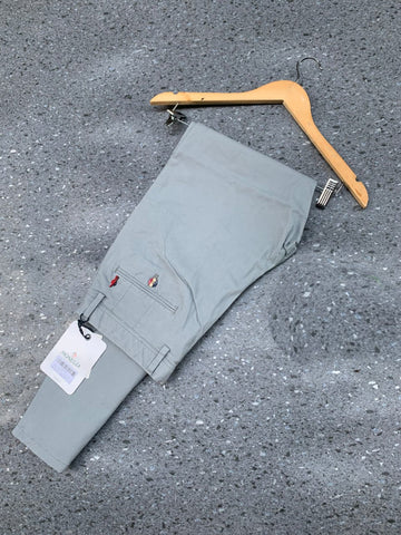Moncler Regular Fit Heavy Cotton Chino Grey