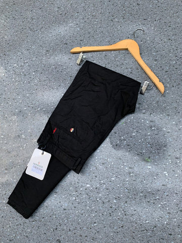Moncler Regular Fit Heavy Cotton Chino Black