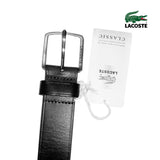 Lacoste Original Black Leather Belt